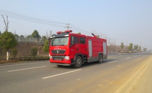 豪沃水罐消防車內飾（8噸）